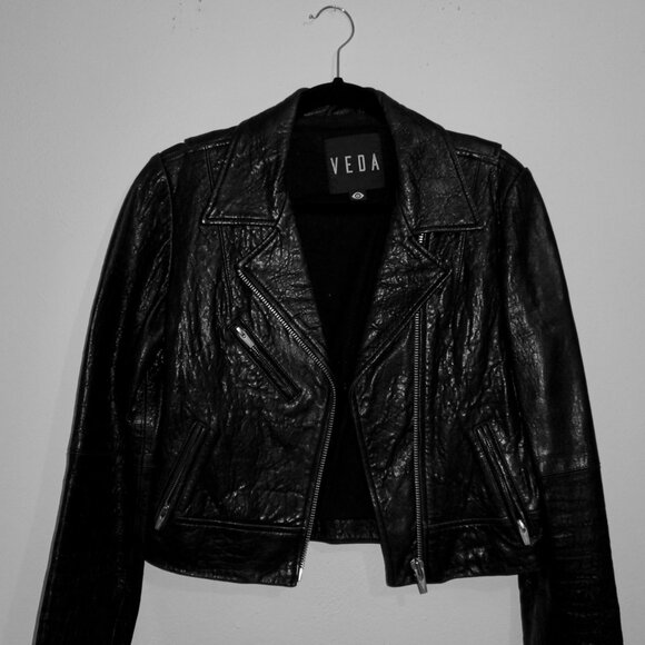 Veda Leather Jacket - Picture 3 of 4